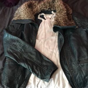 Leather jacket